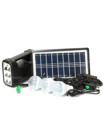 Фонарь аккумуляторный кемпинговый 8017A (три лампы)