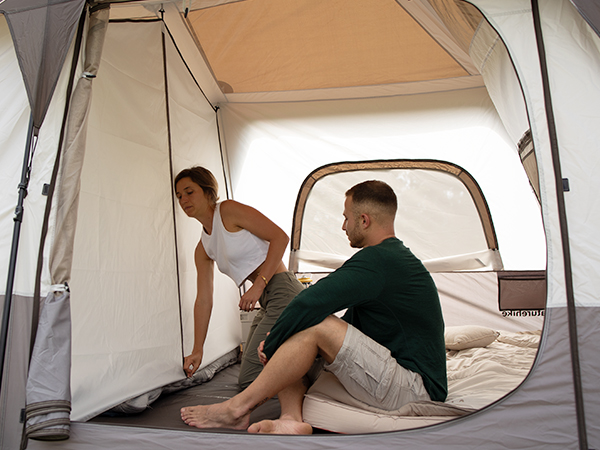 Палатка Naturehike Cape 12.9 быстросборная, серая