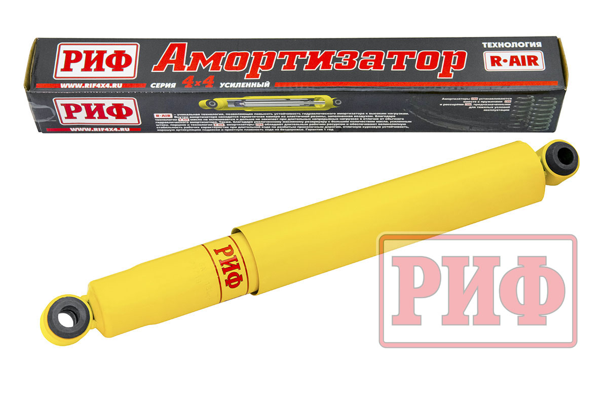 Амортизатор усиленный РИФ задний Nissan Patrol Y60/Y61, Toyota Land Cruiser 71, 76, 78 , 79 2007+ лифт 50 мм