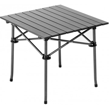 Стол складной Premier 55x55x50см., реечная столешница алюминий, с отделением под посуду