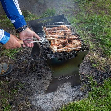 Решетка HELIOS для барбекю глубокая 56х30х25х5.5 см.