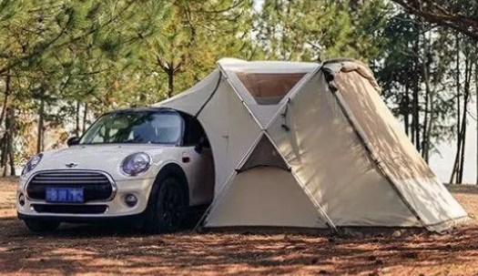 Палатка Naturehike Cloud wild car, 2-местная, алюминиевый каркас, песочная