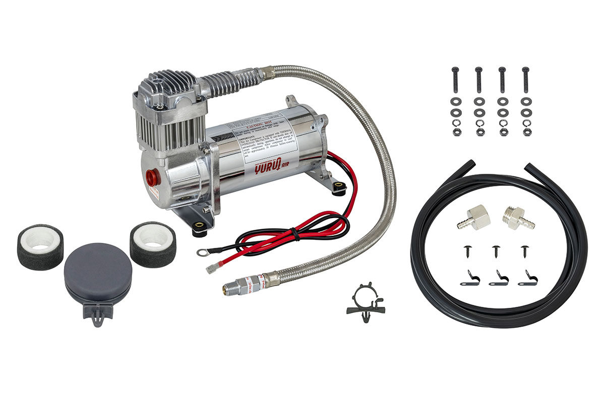 Компрессор автомобильный стационарный 24V YURUI 72 л/мин 10,2 атм