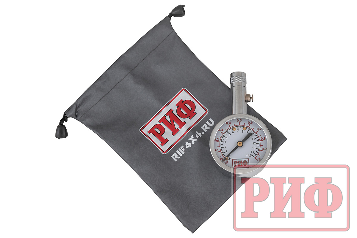 Манометр РИФ (серебро) от 0 до 1 атм.