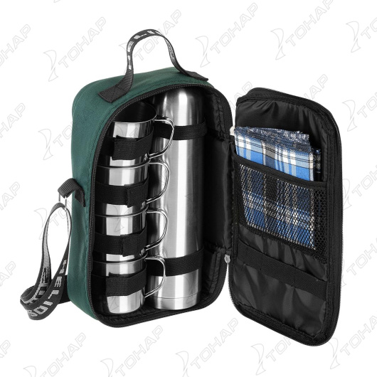 Набор для пикника на 4 персоны HELIOS, с термосом