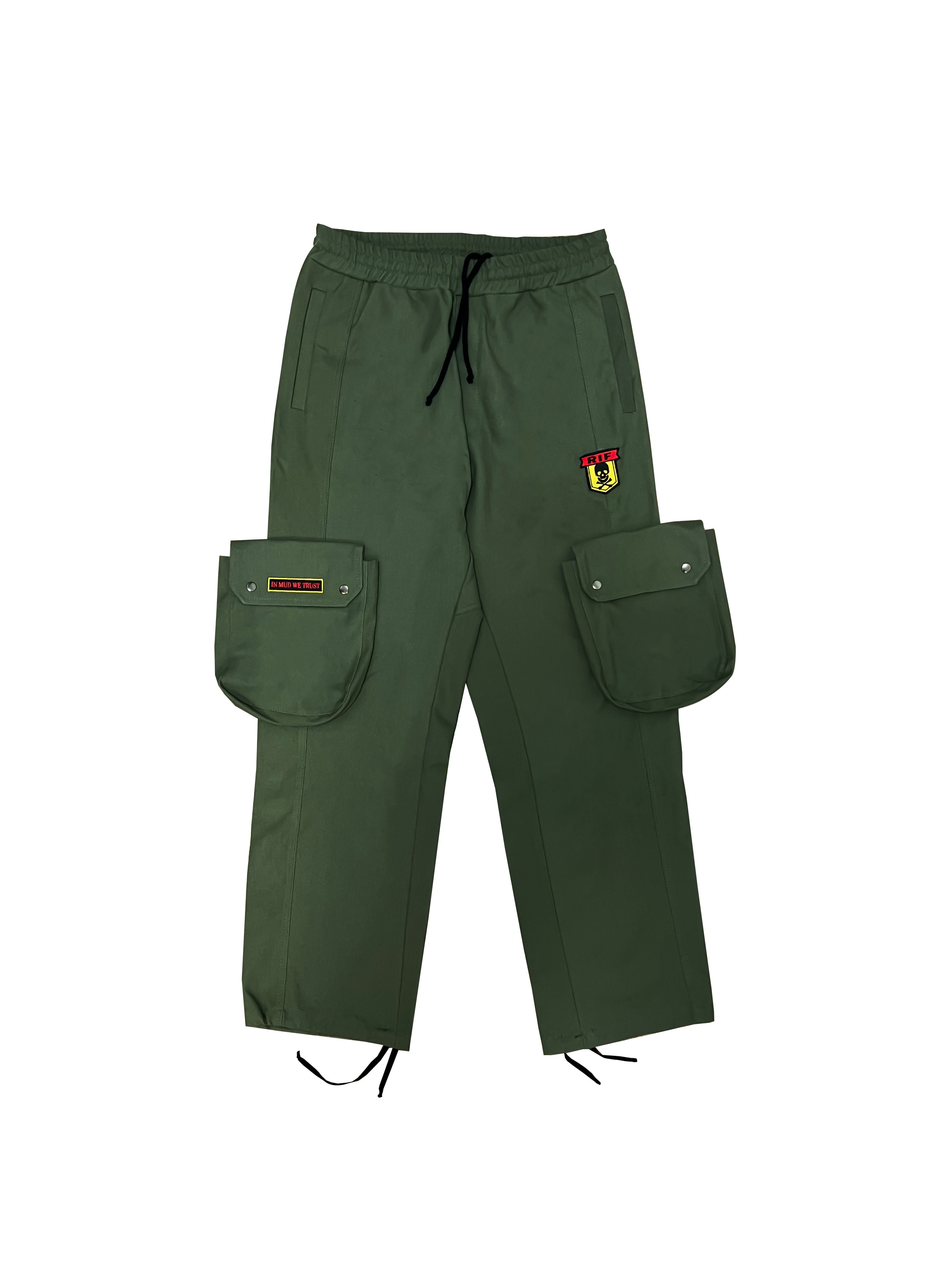 Брюки карго РИФ зеленые (размер XXL)