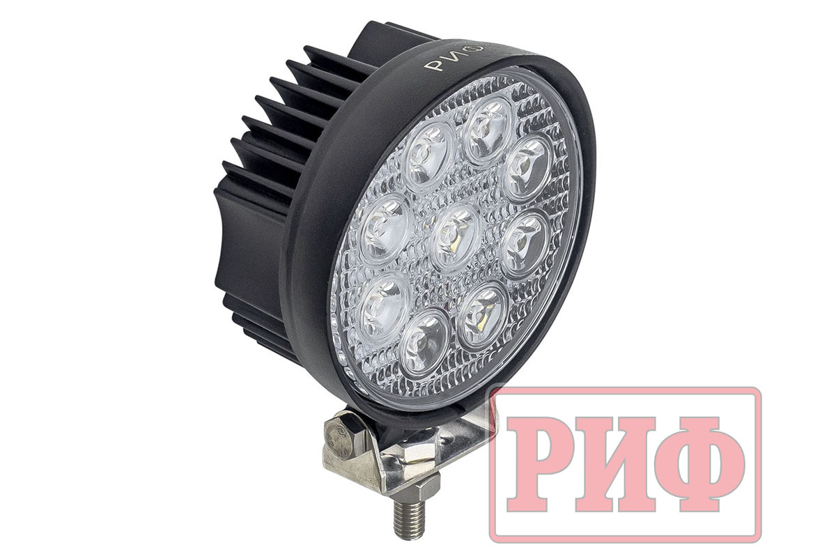 Фара дальнего света РИФ 116 мм 27W LED