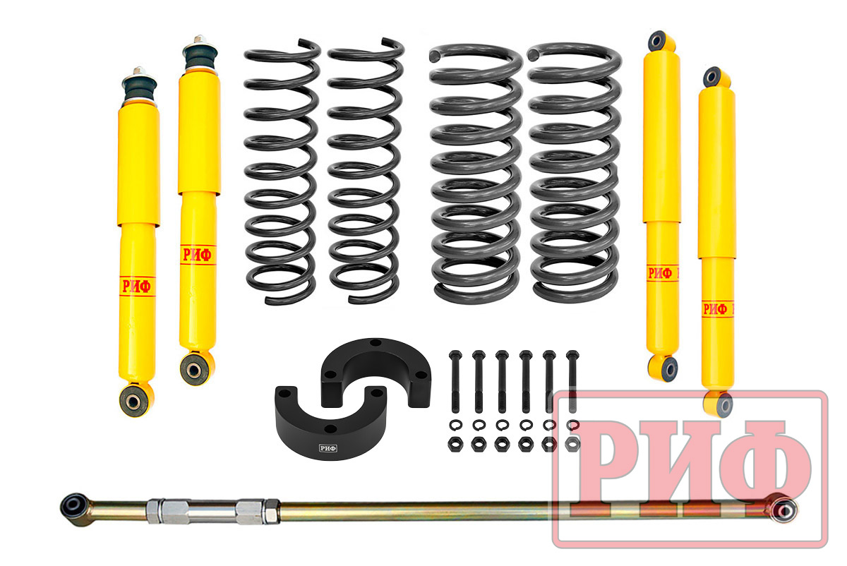 Лифт-комплект РИФ R-AIR ВАЗ Нива 21214 лифт 50 мм +50-100 кг