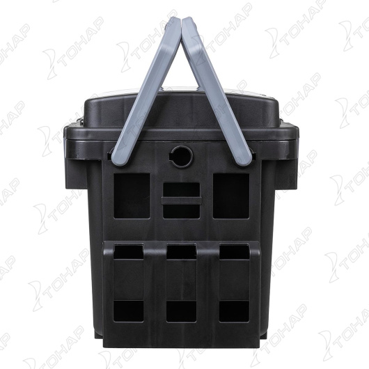 Ящик форелевый NISUS 44x30x33 см, черный