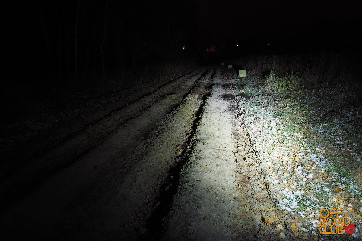 Светодиодная фара водительского света РИФ 192 мм 18W LED