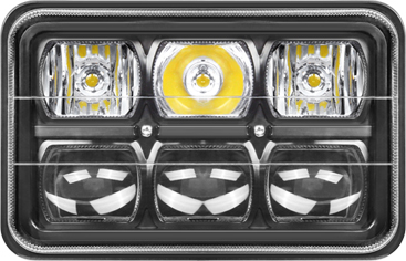 Встраиваемая светодиодная фара РИФ 167х107х81 мм 60W LED