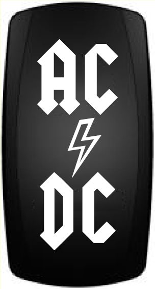 Переключатель ВКЛ/ВЫКЛ, белый, AC/DC