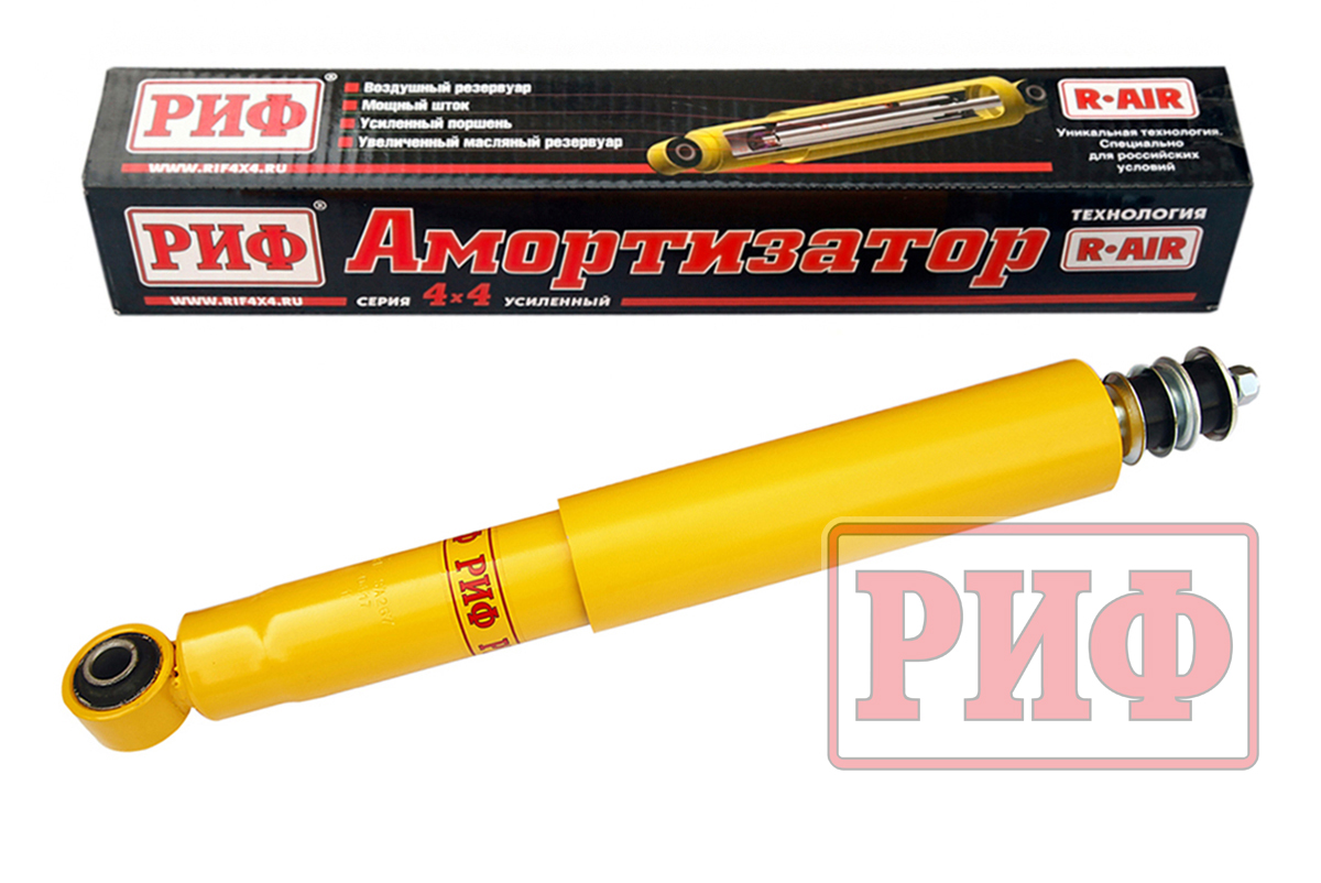 Амортизатор усиленный РИФ задний Toyota Land Cruiser Prado 120, 150, FJ Cruiser лифт 30-45 мм Амортизатор усиленный РИФ задний Toyota Land Cruiser Prado 120, 150, FJ Cruiser лифт 30-45 мм