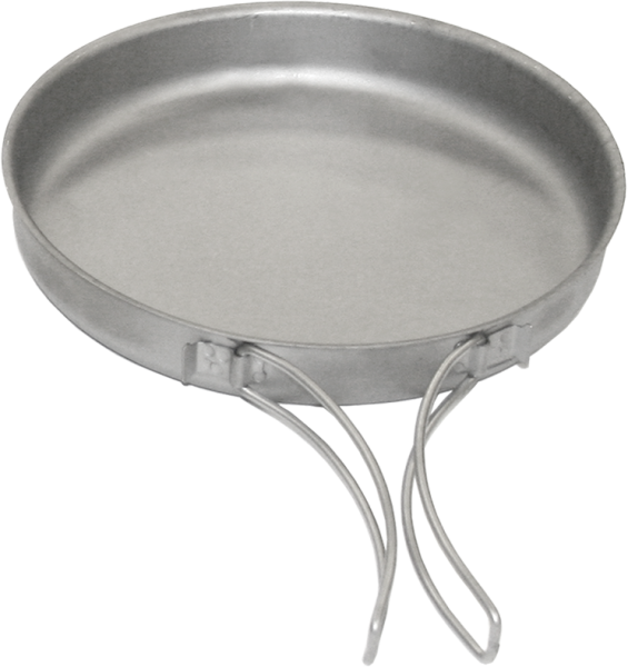 Набор круглых котелков (1,2;1,0;0,6 л) "Три друга и подруга", титан, с раскладными ручками