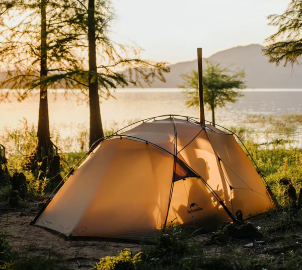Палатка Naturehike Massif Solo 1-местная, алюминиевый каркас, песочная