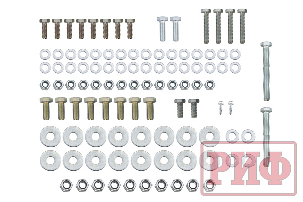 Бампер РИФ силовой передний Mitsubishi Pajero Sport 2015+ под доп. фары и парктрон., с защит. дугой