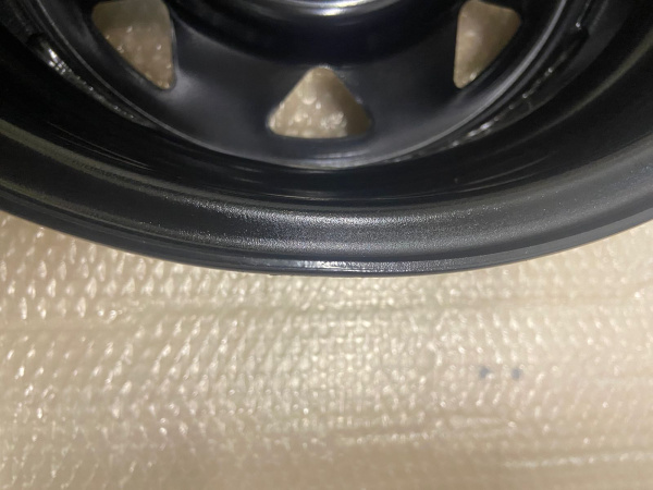 Диск усиленный УАЗ стальной черный 5x139,7 7xR15 d110 ET+25 (треуг. мелкий) (уценка)