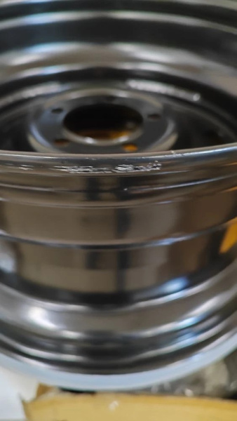 Диск усиленный JEEP стальной черный 5х114,3 8xR16 d84 ET-19 (треугольник мелкий) (уценка)