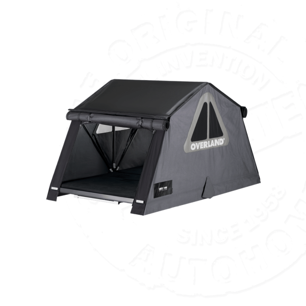 2 Палатка на крышу автомобиля AUTOHOME OVERLAND LARGE, тент песочный, лестница 220 мм