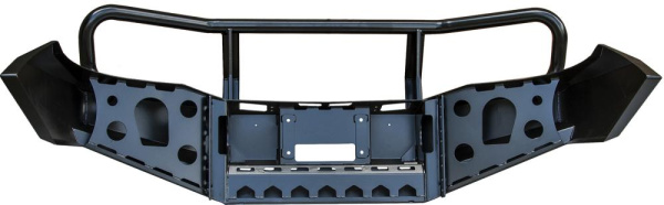 Бампер РИФ силовой передний Toyota Hilux 2012-2014 с защитной дугой и защитой бачка омывателя