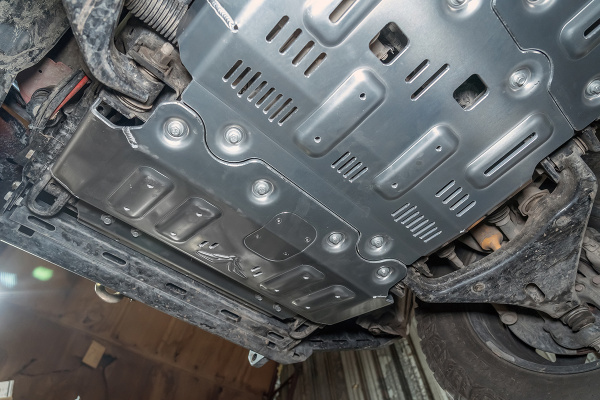 Защита Falcon радиатора, картера, РК, КПП для Tank 300 Off-road version, базовая, алюм. 8 мм