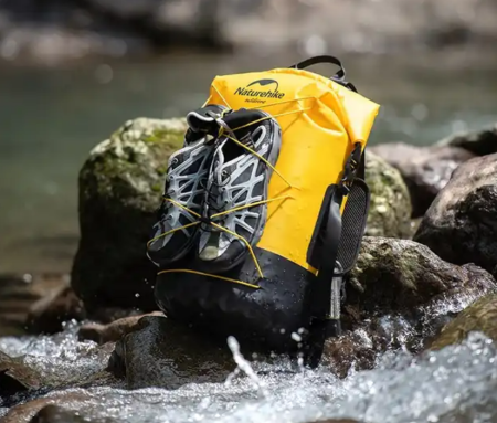 Рюкзак туристический Naturehike 40 л, ПВХ, желтый