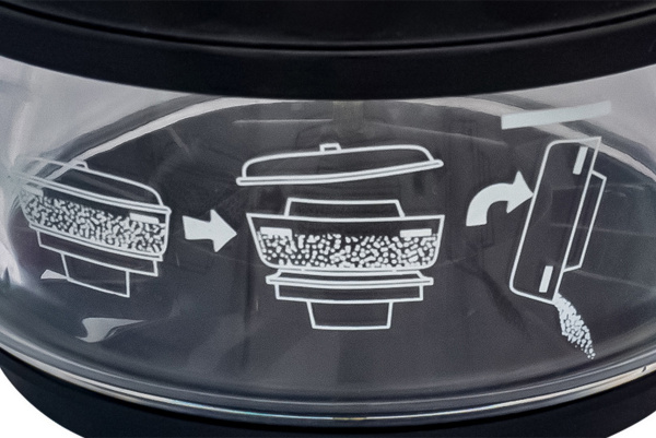 Насадка на шноркель с предочистителем воздуха прозрачная (диаметр 3.5")