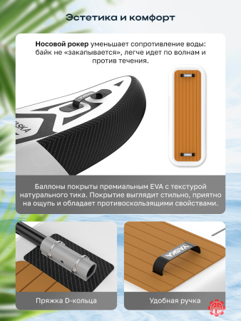 Велосипед водный надувной YASKA Trimar двухместный