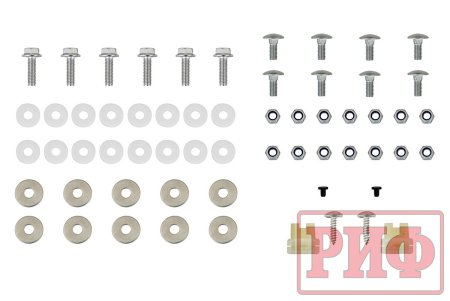 Рамка номерного знака РИФ под лебёдку