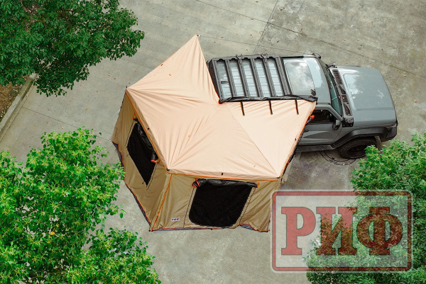 Стенки к автомобильной веерной маркизе (тамбур) РИФ 2.5х2.5 м (правые)