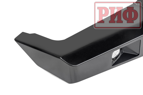 Бампер РИФ передний Toyota Land Cruiser 76/78/79 2007-2024 c доп. фарами, под штатную лебедку и расширители арок