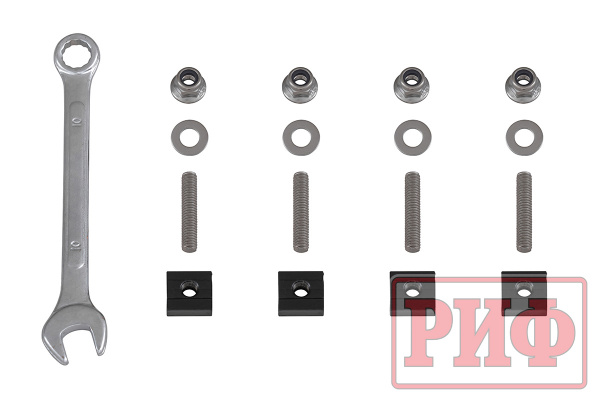 Крышка кузова РИФ для Dongfeng DF6, роллета раздвижная с электроприв. 1511х1570 мм, алюм., черная