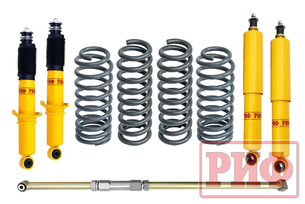 Лифт-комплект РИФ Toyota Land Cruiser Prado 95, 4Runner (кузов 185) 1996-2002 лифт 45 мм дизель