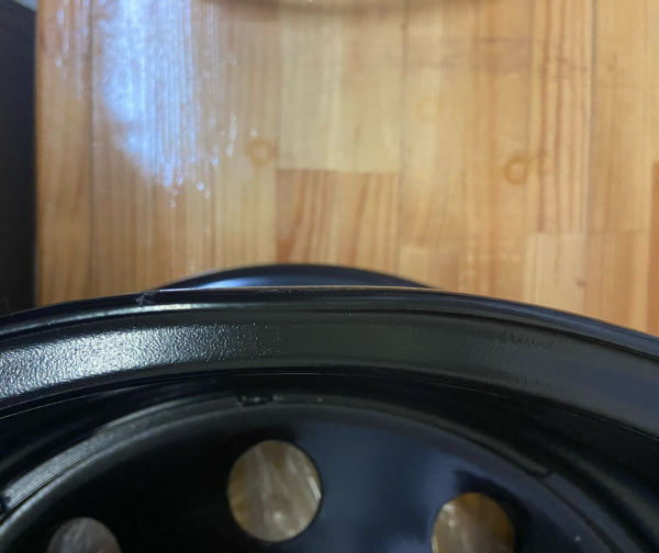 1 Диск усиленный УАЗ стальной черный 5x139,7 7xR16 d110 ET-19 (уценка)