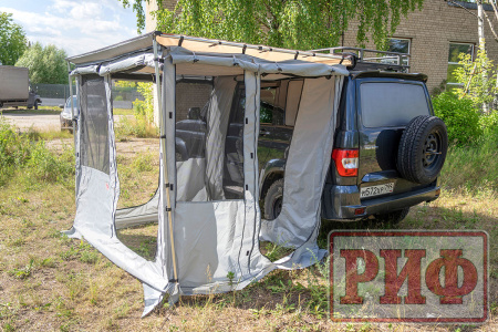 Стенки к автомобильной маркизе (тамбур) РИФ 2,5х2 м