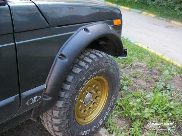Расширители колёсных арок ВАЗ НИВА 2131 5D под нерезанные арки колёс