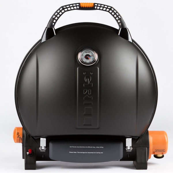Гриль газовый O-GRILL 800T чёрный (в комплекте адаптер тип А)