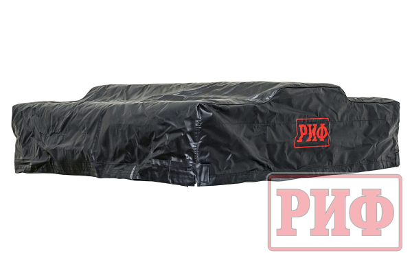 Палатка на крышу автомобиля РИФ Soft RT02-140 PRO, тент серый, 140х(240+70)х115 см