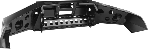 Бампер РИФ силовой передний Toyota Hilux 2015-2020 с доп. фарами и защитой бачка омывателя