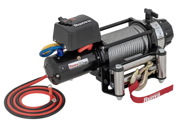 Лебёдка электрическая 24V Runva 12500 lbs 5670 кг (влагозащищенная)