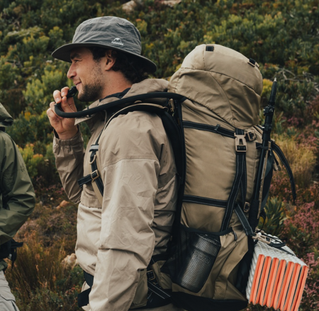 Рюкзак туристический Naturehike 70 л, черный