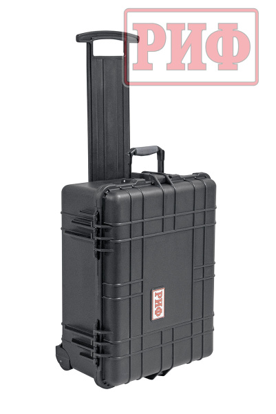Кейс защитный ударопрочный РИФ 560х455х265 мм на колесах с телескопической ручкой (уценка) Кейс защитный ударопрочный РИФ 560х455х265 мм на колесах с телескопической ручкой (уценка)