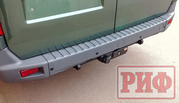Фаркоп РИФ усиленный для ГАЗ Соболь NN под штатный бампер (без шара и переходника)