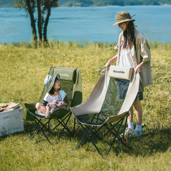 Кресло туристическое Naturehike Sea star 002, 71х66,5х95 см, складное, до 100 кг. бежевое