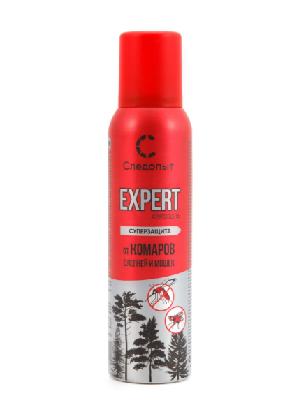 Репеллент СЛЕДОПЫТ EXPERT, 8 часов защиты от комаров, слепней и мошек