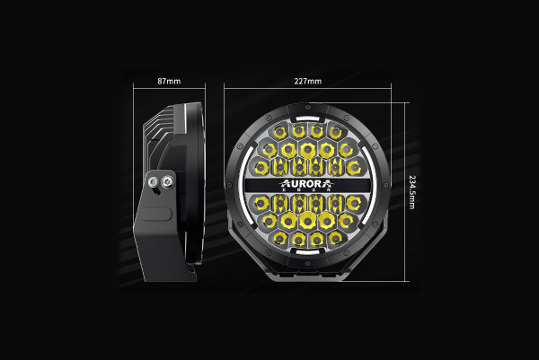 Фары комбинированного света AURORA 229 мм 150W LED