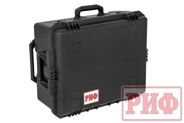 Кейс защитный ударопрочный РИФ 625x500x297 мм на колесах с телескопической ручкой Кейс защитный ударопрочный РИФ 625x500x297 мм на колесах с телескопической ручкой