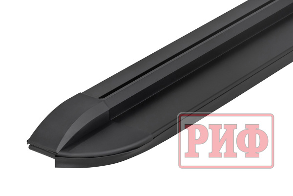 Крышка кузова РИФ для Foton Tunland G7, роллета раздвижная с электроприв. 1587х1666 мм, алюм., черн.