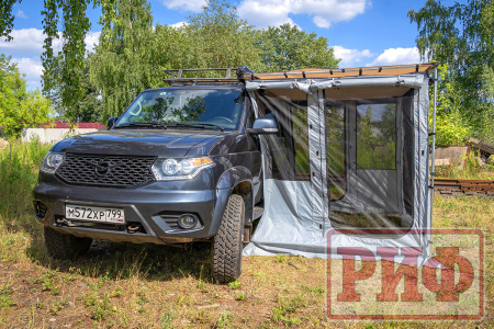 Стенки к автомобильной маркизе (тамбур) РИФ 2,5х2 м