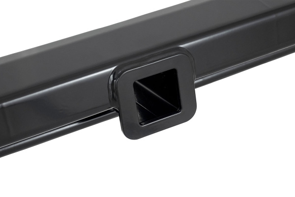 Бампер РИФ силовой передний Renault Duster 2015-2020 с квадратом под фаркоп и защитой радиатора